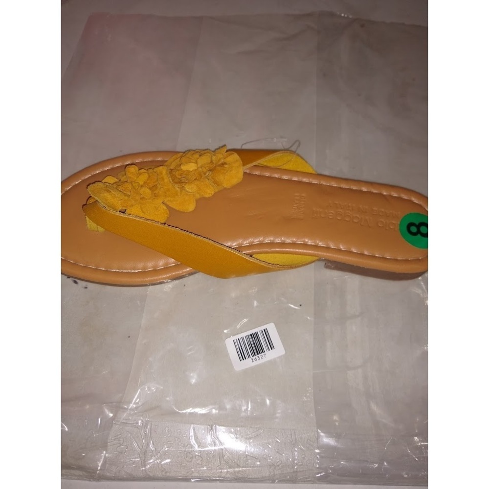Fabio Maggenti flat sandals with a flower embellishment